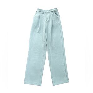 Urban Outfitters Light Blue High-Waisted Straight Leg Trousers Size XS